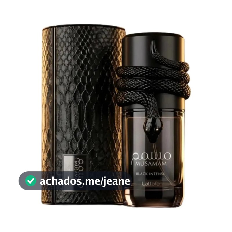 Perfume Árabe Musamam Black Intense Edp ORIGINAL -100ml IMPORTADO