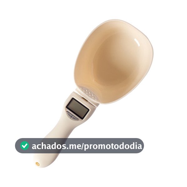Colher Balança Digital de Cozinha Concha Medidora Alta Precisão Peso Alimentos Café Farinha Ração