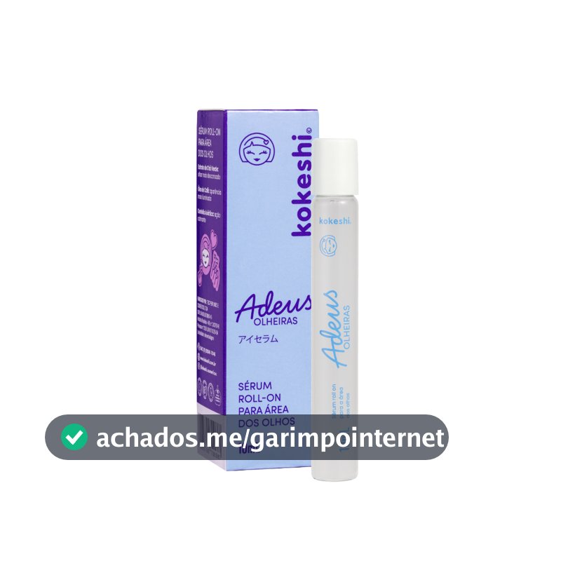 Sérum Roll-On Área dos Olhos Adeus Olheiras 10ml Kokeshi