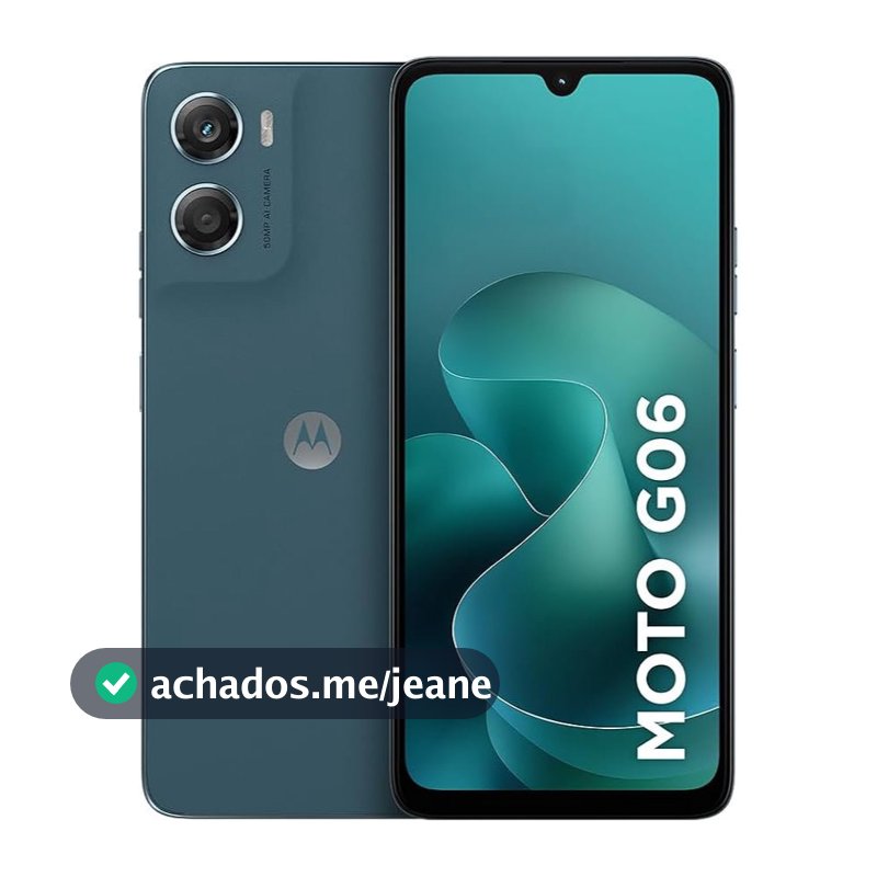 SMARTPHONE MOTOROLA MOTO G06 128GB 12GB RAM AZUL MARINHO