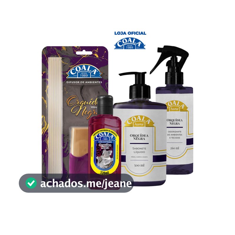 Kit Coala Home Orquídea Negra