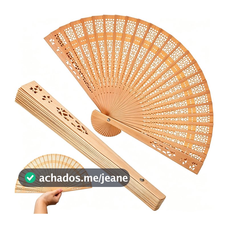 Kit 10 a 40 Leque de Madeira Japonês Oriental Lembrancinhas De Festa