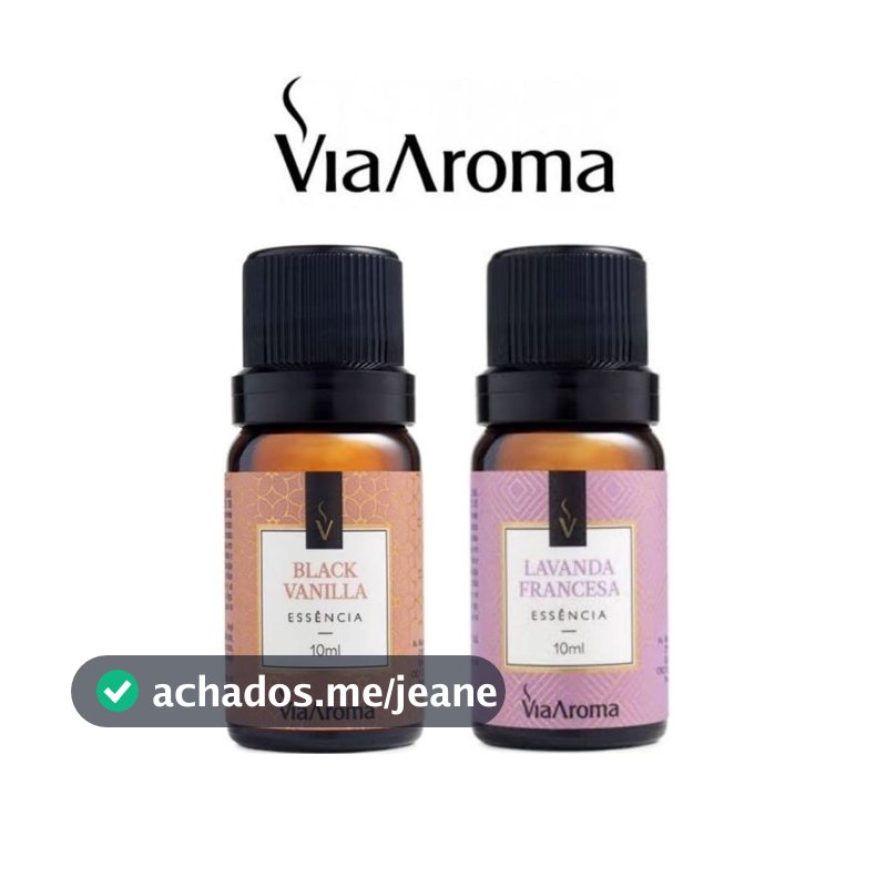Kit 02 Essências Para Aromatizador  Difusor Elétrico de Ambiente Via Aroma 10ml a escolher
