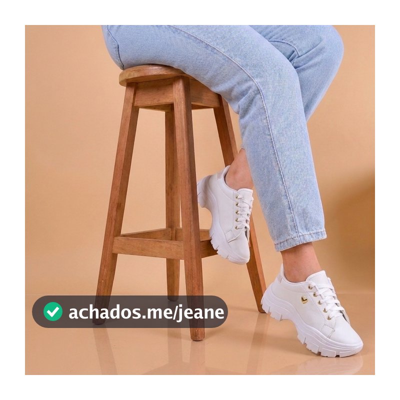 Tênis Casual Feminino Sola Alta Conforto Leve e Super Macio Dia a Dia Estilo Coração
