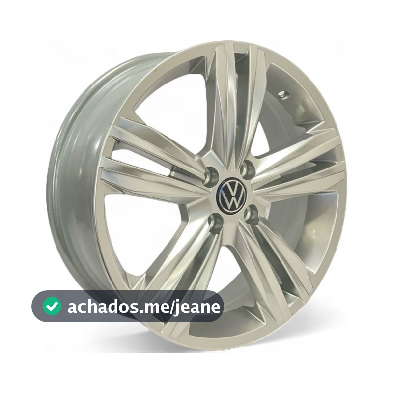 Jogo De Roda Aro 17 Tiguan R-Line 4x100 Gol G2 G3 G4 G5 G6 G7 G8 Voyage Up Tsi Saveiro Cross