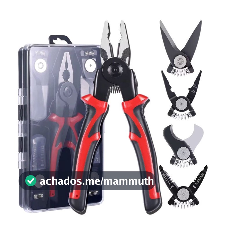 KIT ALICATE UNIVERSAL MULTIFUNCIONAL 5 EM 1