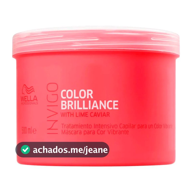 Especial Máscara Capilar Wella Invigo Color Brilliance 500ml