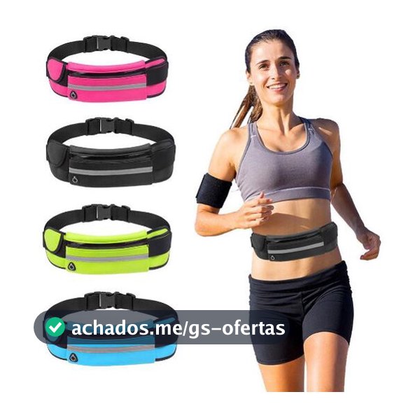 Pochete Fitness Corrida Academia Bike Caminhada Porta Celular E Agua Slim impermeável YD001