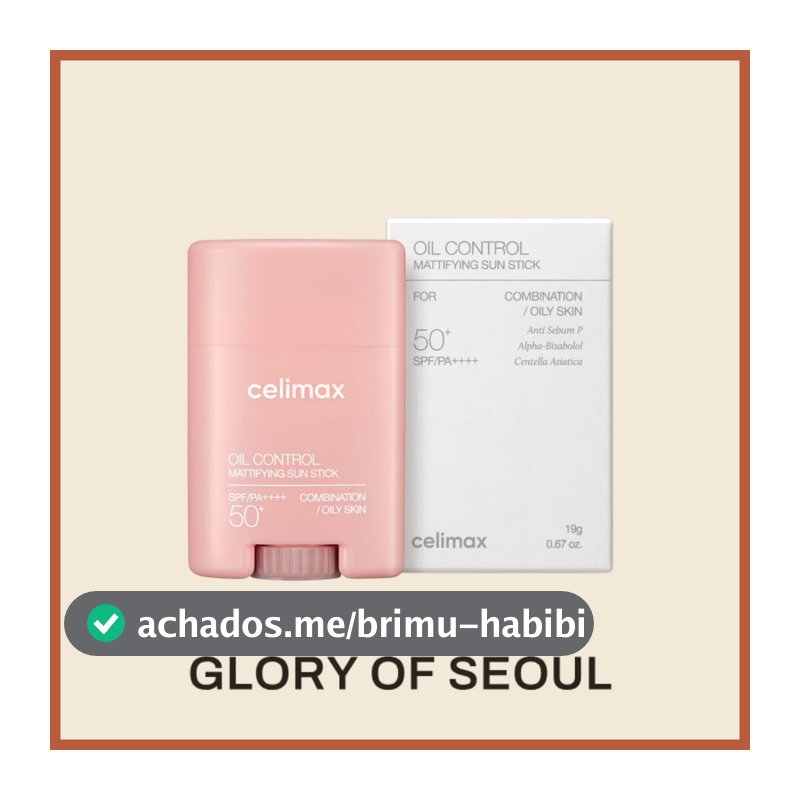 CELIMAX Oil Control Mattifying Sun Stick SPF/PA++++ 50+, 19g
