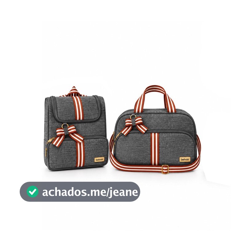 KIt de bolsa maternidade e mochila termica unissex varias cores