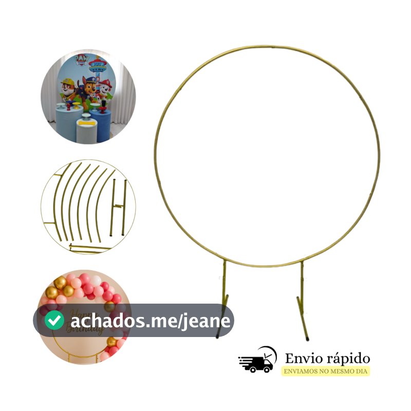 Painel Arco Redondo Desmontável Para Decoração Festa Painel Bexiga 1,50 x 150 cm