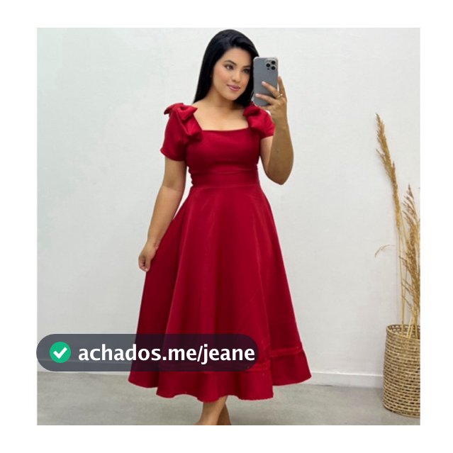 Vestido Midi Feminino Rodado Elegante Manga Curta Festa Casual