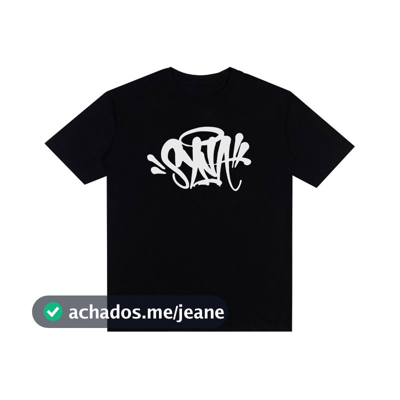 Camiseta Premium Camiseta Basic Syna World Streetwear Fio 30.1 Unissex 100% Algodão Estam