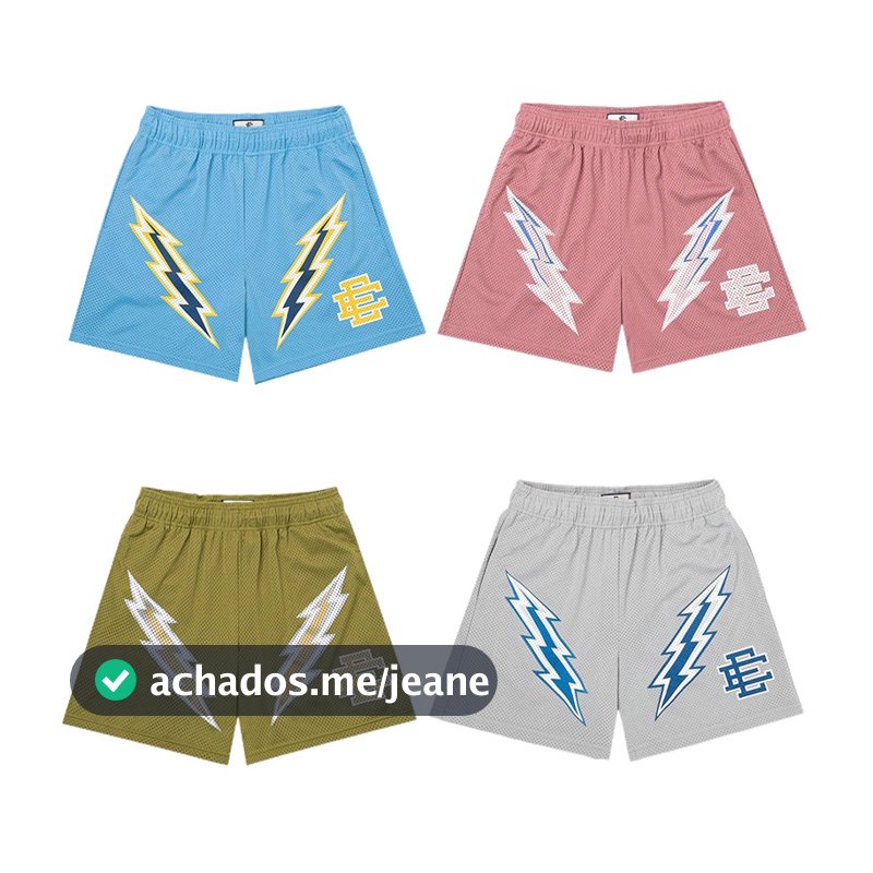 Eric Emanuel EE Basic Short NEW YORK CITY SKYLINE shorts Casuais De Verão De Ginástica Esportivos Masculinos