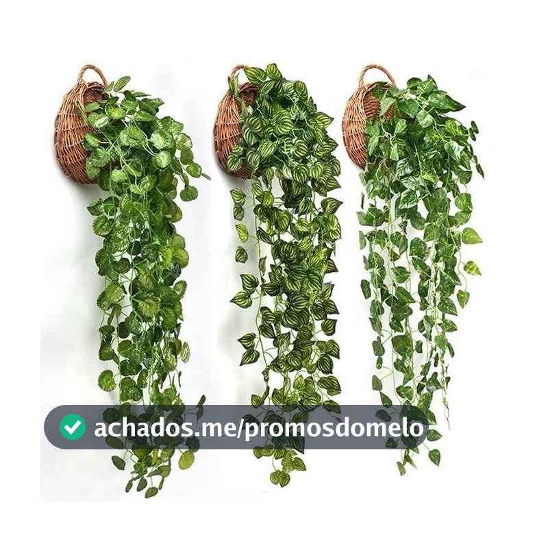 Kit 6 Metros Planta Decorativo Trepadeira Artificial Flores Artificiais Folha Ivy Artificial Garland Plants Decoração