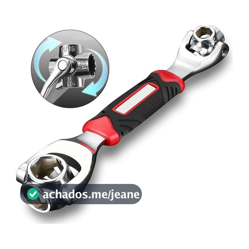 Chave Multifuncional 48 Em 1 360º Jogo ferramentas chave Soquete Universal
