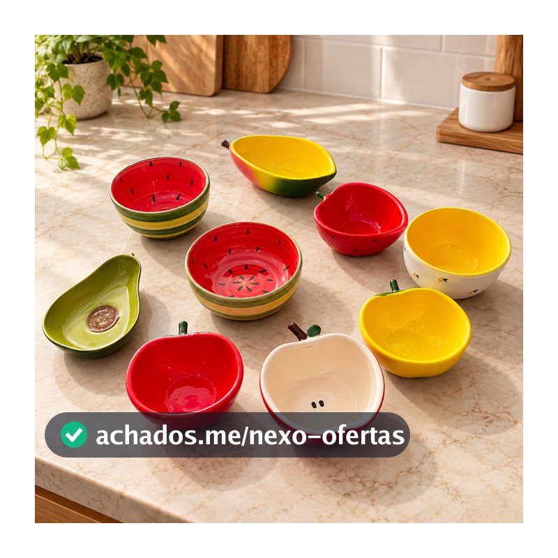 Bowl Tigelas de Cerâmica Frutas Artesanal Ideal para Frutas Sobremesas Doces