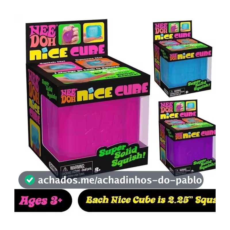 Cubo Sensorial Needoh Para Alívio De Ansiedade , Ferramenta De Mesa Antiestresse Foco De Criança Adulta , Brinquedo Fidg