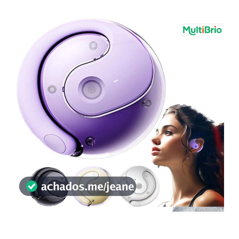 Bluetooth Sem fio Fone de ouvido Ergonômico TWS Suporte Orelha Pendurada Anti-queda