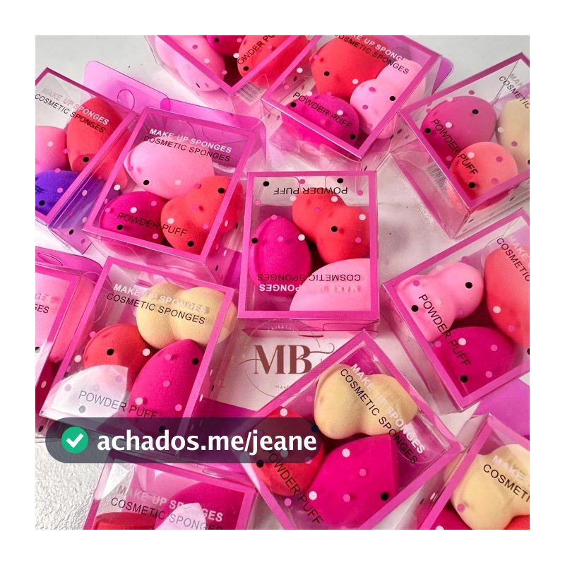 Kits 72/108 Mini Esponja Esponjinha Para Maquiagem Gota Blender Rosto Base Corretivo Contorno