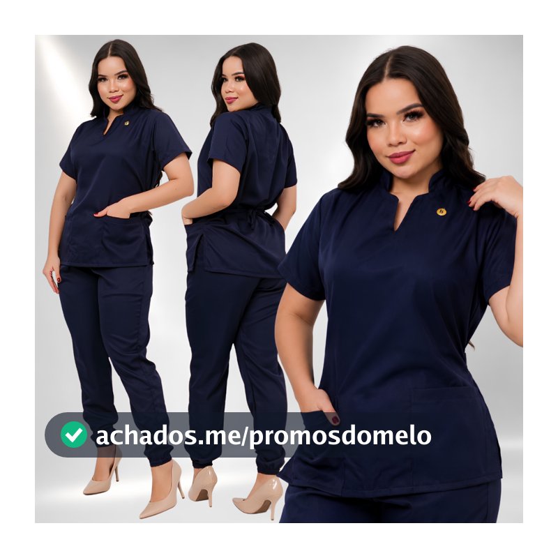 Pijama Cirurgico Feminino Jogger Gabardine Luxo Scrub Premium Farda Medica Roupa Para Enfermagem