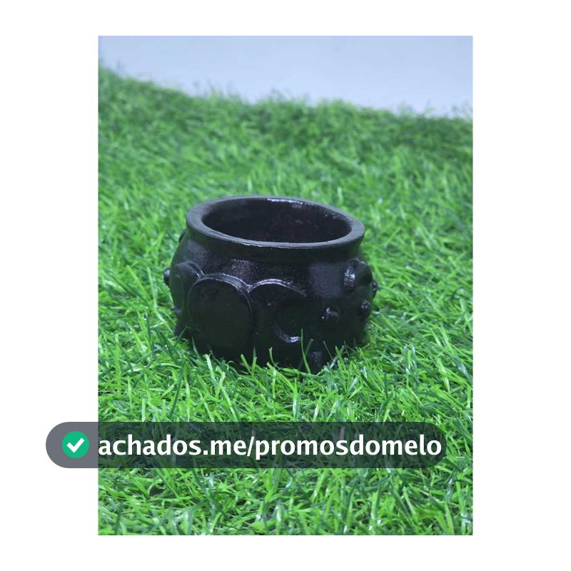 Cinzeiro e Incensário Caldeirão de Bruxa cor Preto 6.5 cm em Resina Produtos Esotericos