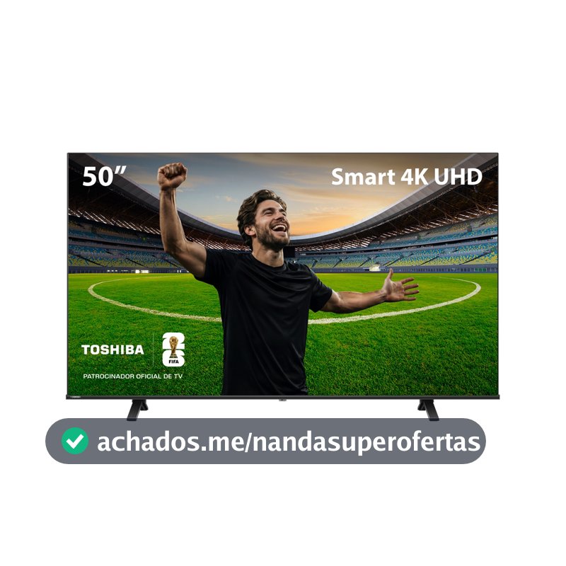 Smart TV DLED 50 4K Toshiba 50C350NS VIDAA 3 HDMI 2 USB Wi-Fi - TB054E