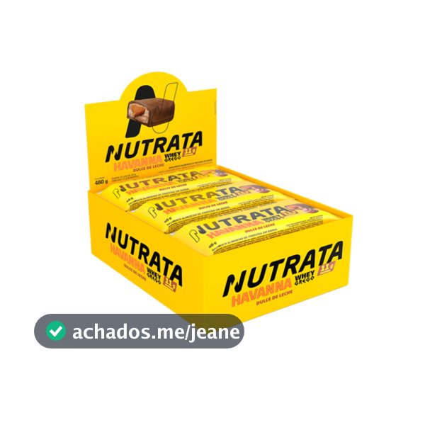 Whey Grego Bar Doce de Leite Havanna Nutrata Caixa com 12 un