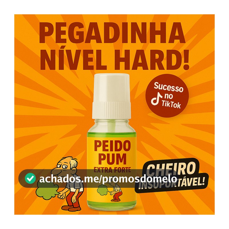 Peido Spray de Pum Pegadinha Super Forte Zoação Garantida Pegadinha Trolagem Peido Alemão Pronto
