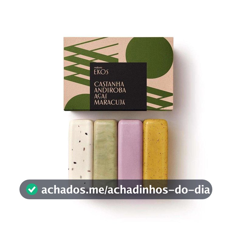 Sabonete em Barra Vegetal Cremoso e Esfoliante Ekos 4un 100g