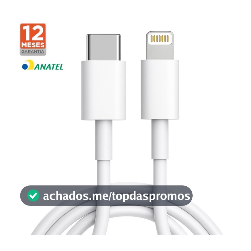 Cabo Carregador Turbo Lightning Para iPhone iPad 7 8 X Xr 11 12 13 14 Pro Max