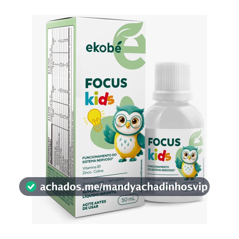 Focus Kids - Suplemento Líquido Para Memória Infantil