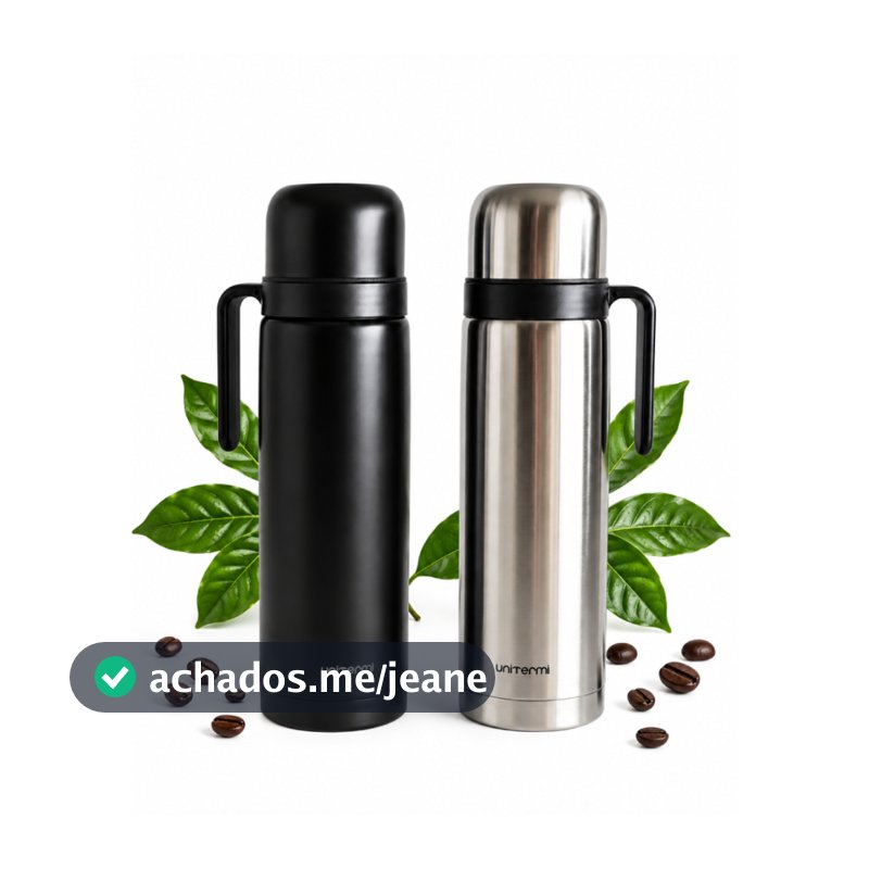 Garrafa Térmica 1L Inox Bico Dosador Água Café Chimarrão