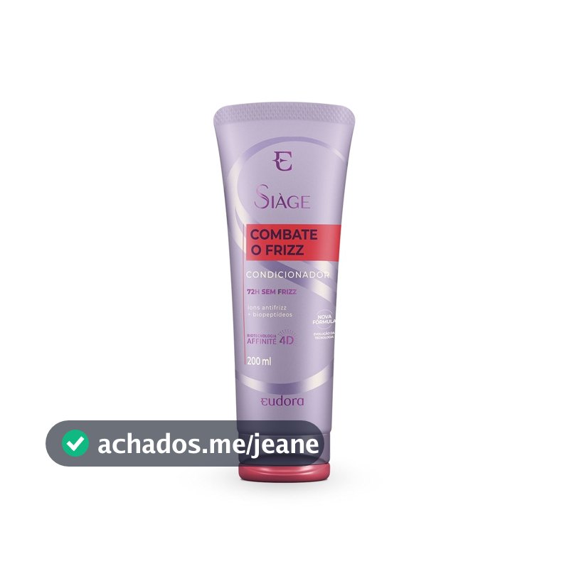 Eudora Condicionador Siàge Combate o Frizz 250ml
