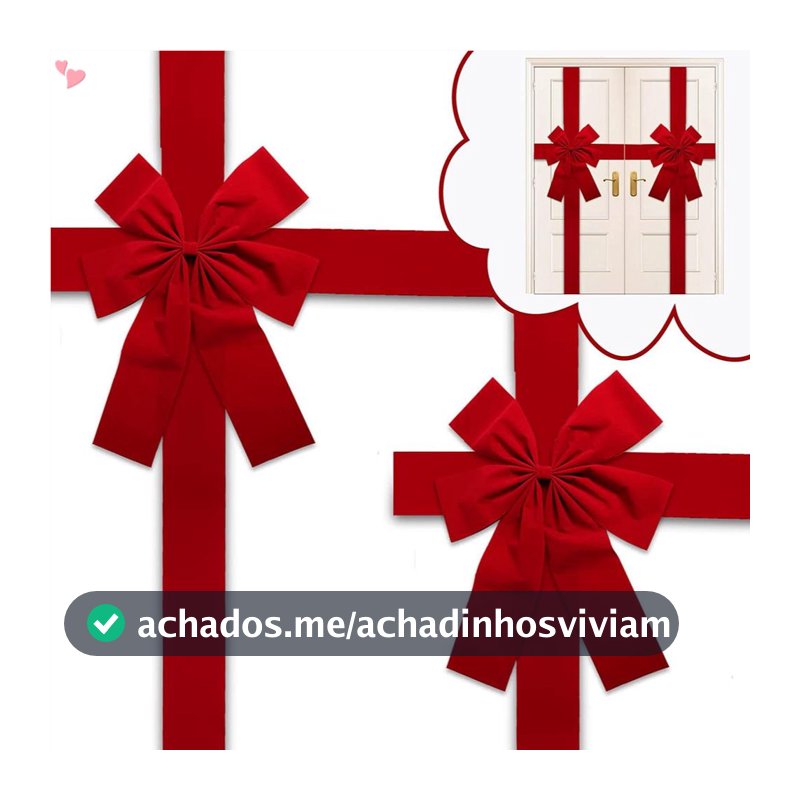Laço De Fita Para Porta De Armário De Natal Arco Vermelho Grande De Guirlanda De Árvore Decorações De Embrulho De Festiv