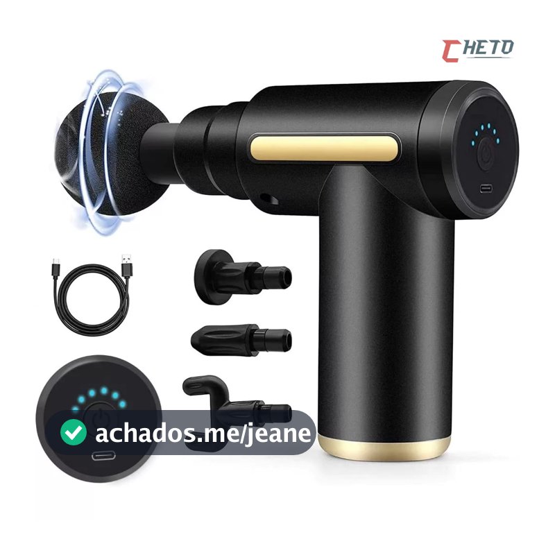 Massageador Elétrico Alta Frequência Profissional Muscular Massagem