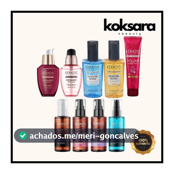kerasys Óleo capilar reparador Kerasys Argan Moisture Curling hair soro de ampola collection
