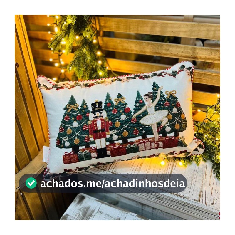Capa Natalina 624 com Cordão – 55cm