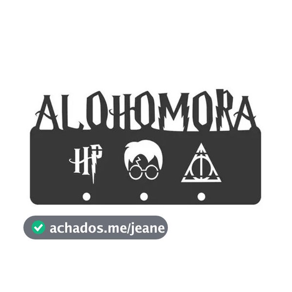 Porta Chaves Harry Potter Decorativo Com Ganchos Mdf 3mm