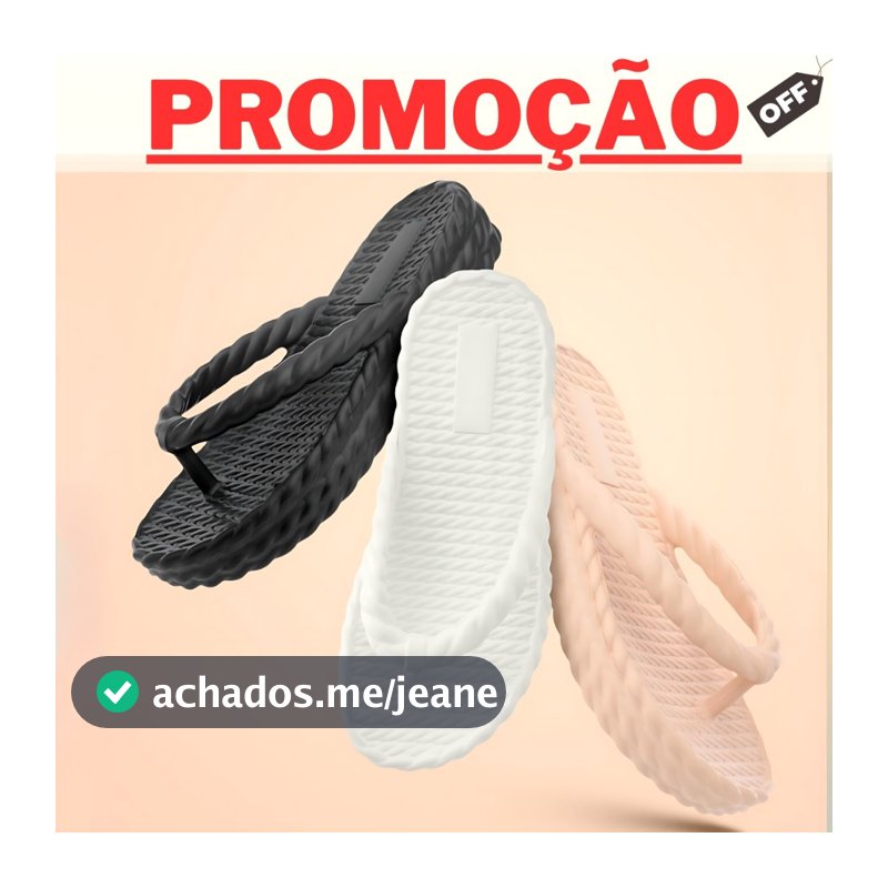 Sandália Chinelo Tamanco 3 Tiras Plataforma Nuvem Feminino Trançado Confortável