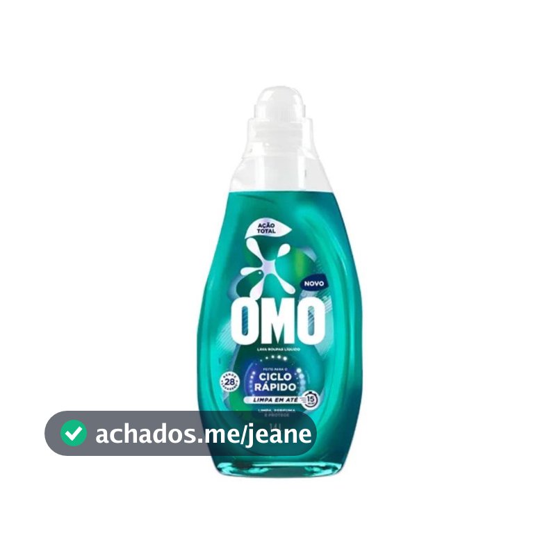 NOVO OMO CICLO RAPIDO AÇÃO TOTAL 750ML