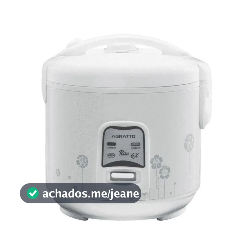 Panela Elétrica  Riso para Arroz e Legumes com Bandeja e Antiaderente e vapor 6 Xícaras