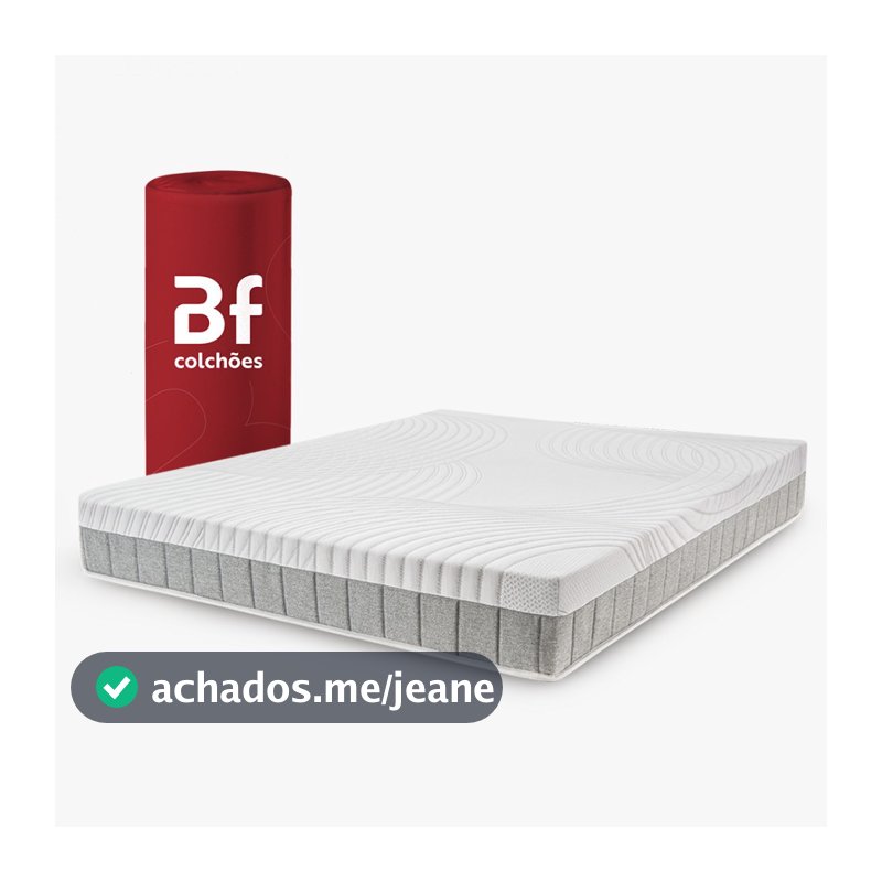 Colchão Ortopédico BF Antistress a Vácuo BF Colchões - Solteiro, Solteirão, Casal, Queen e King