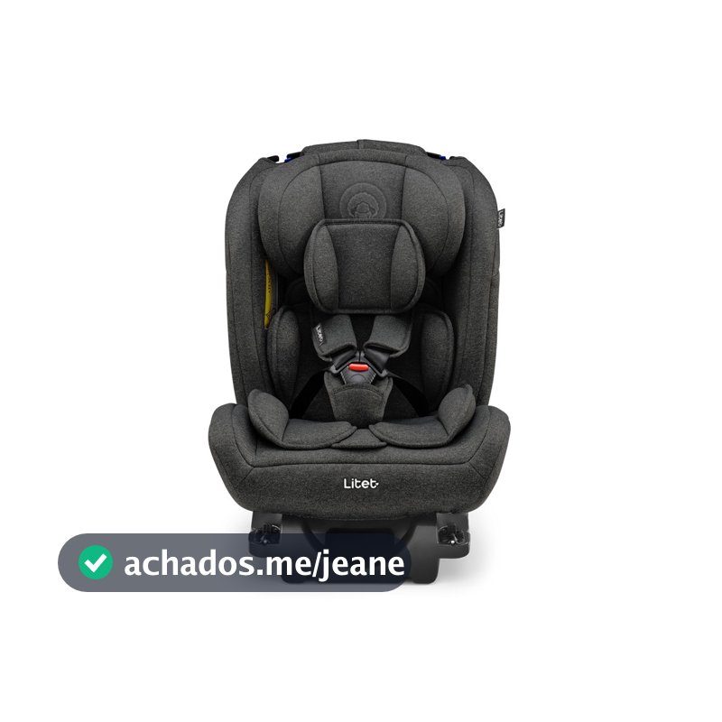 Cadeirinha infantil para carro 0-36kg Isofix All Stages Fix 2.0 Preta Litet - BB450