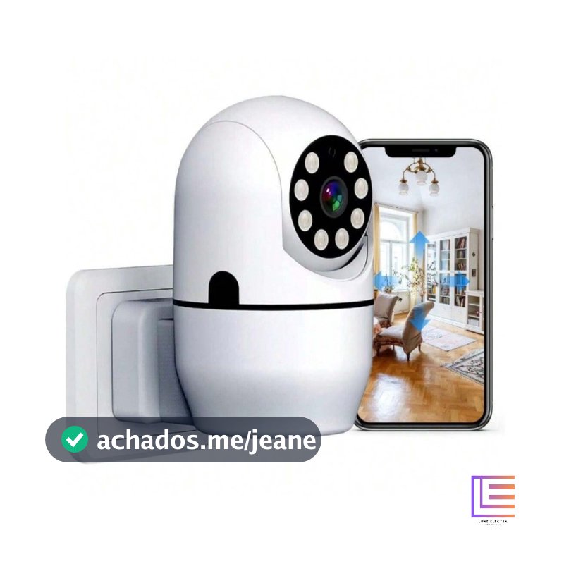 Câmera de Segurança HWN-AP03 Full HD Wifi Visão 360° e Noturna APP YOOSEE Original Envio Imediato