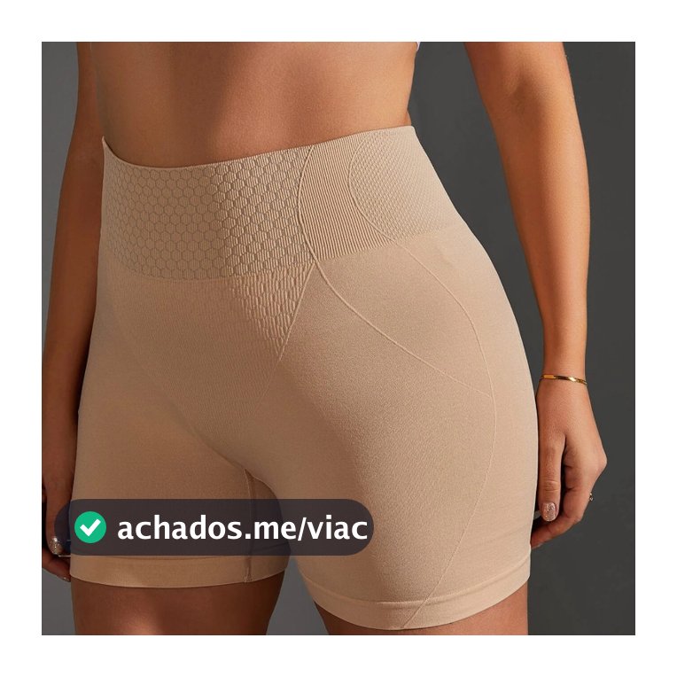 Cinta Modeladora Short Compressão Reduz Medidas Para Vestido Empina Bumbum Feminina