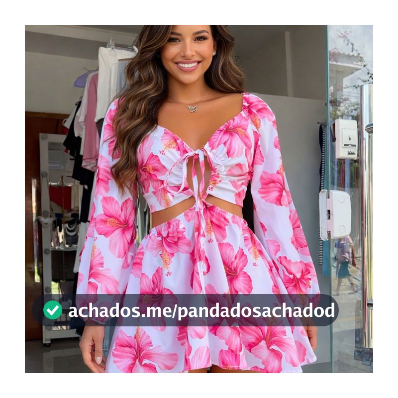 Macaquinho Feminino Crepe Estampado Lançamento Tendência Com Short Por Baixo Sem Bojo