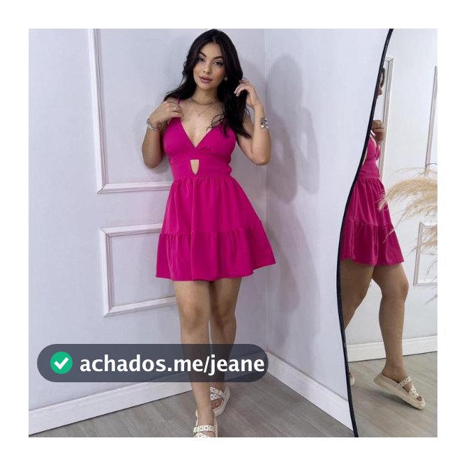 Vestido Feminino Soltinho Curto Liso Costa Nua Sem Bojo