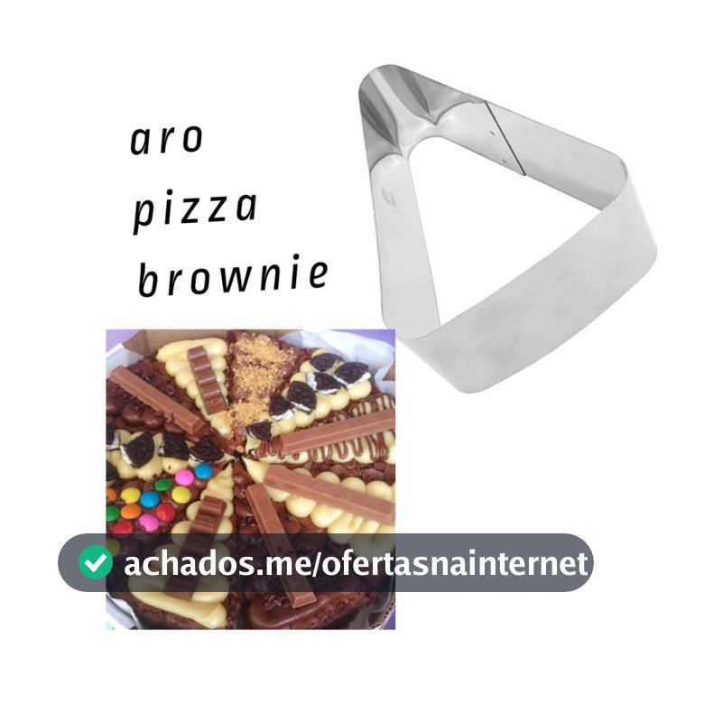 Cortador Aro Pizza Brownie Aço Inox Profissional - Corte Perfeito