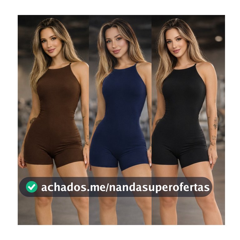 Macaquinho Academia Costas Nua Curto Anaruga